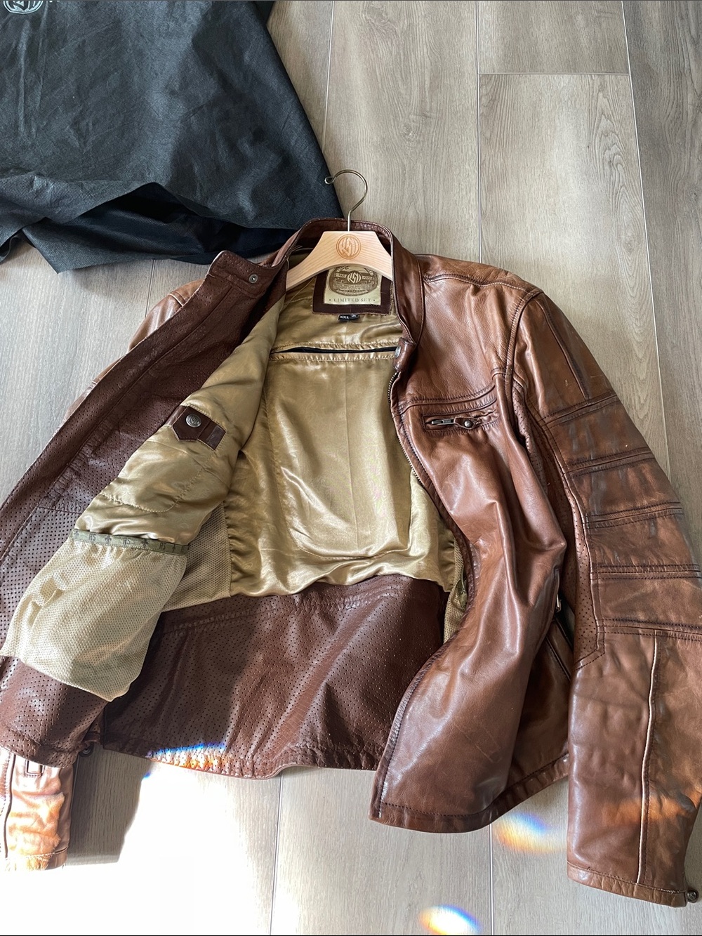Roland Sands Ronin Leather Jacket (2XL) with Roland Sands CE Armor Kit